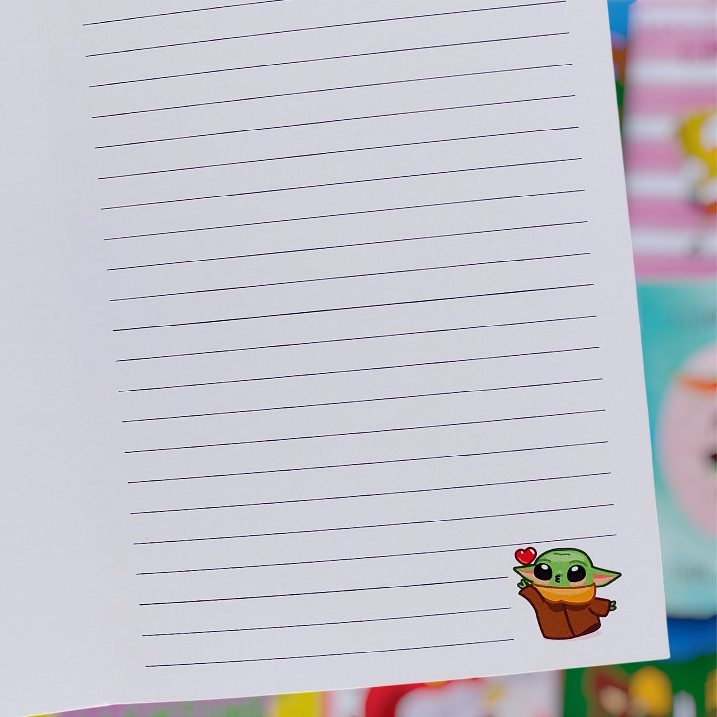 💚✨ Tarjeta Baby Yoda – “I love you more, than I love Baby Yoda” ✨💚