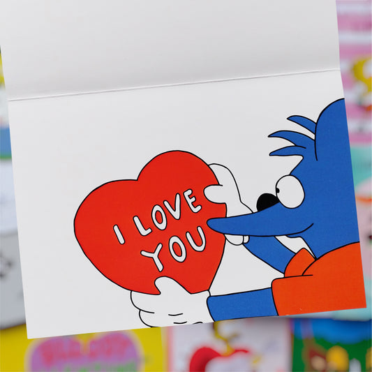 Tarjeta Itchy & Scratchy – Especial Los Simpsons 🩸💘