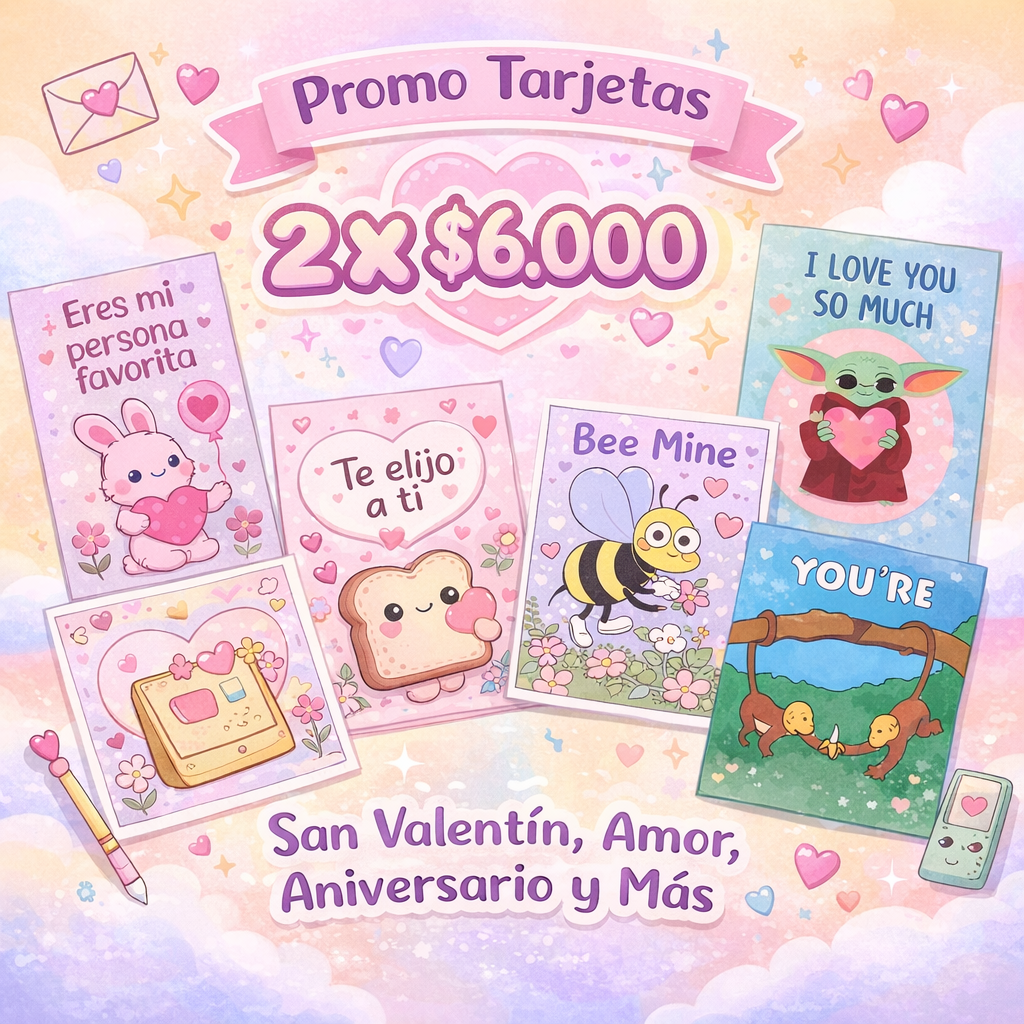 🌸 Promo Tarjetas 2x 🌸