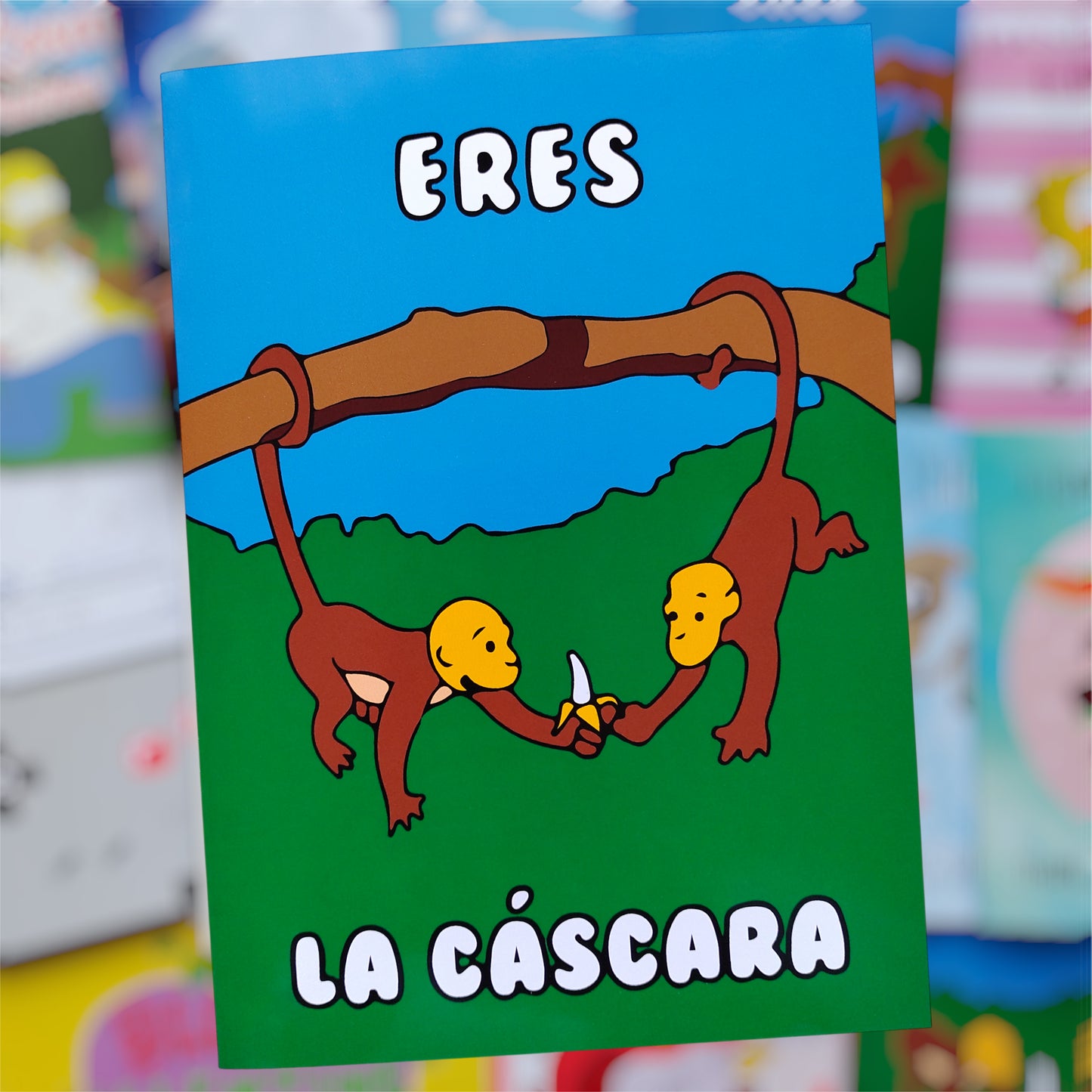 Tarjeta Monos “Eres la Cáscara de mi Banana” – Especial Los Simpsons 🍌💛