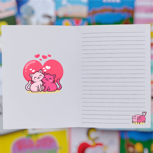 😻💖 Tarjeta Gatitos Enamorados 💖😻